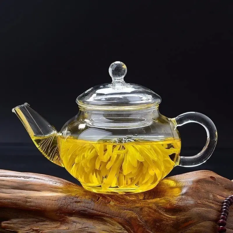 قوری زعفران پیرکس صافی استیل گنجایش ۱۲۰میلی لیتر