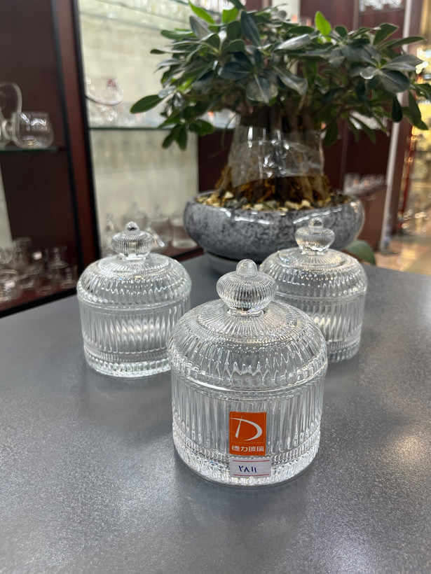 قندان بلور راه راه DELI