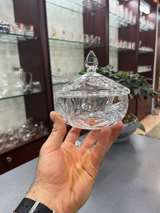 قندان و شکلات خوری بلور طرح دار DELI