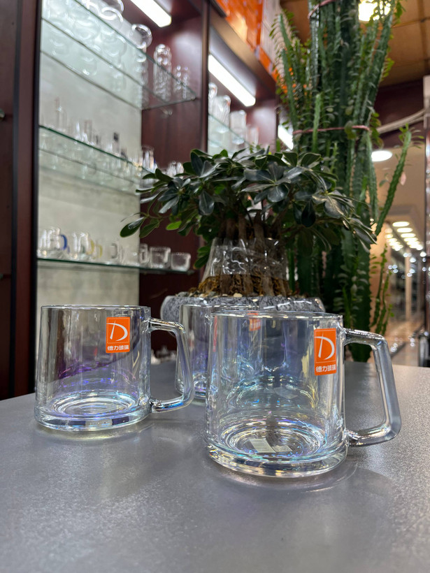 لیوان بلور ۷ رنگ دلیDELI(دست ۶ عددی)