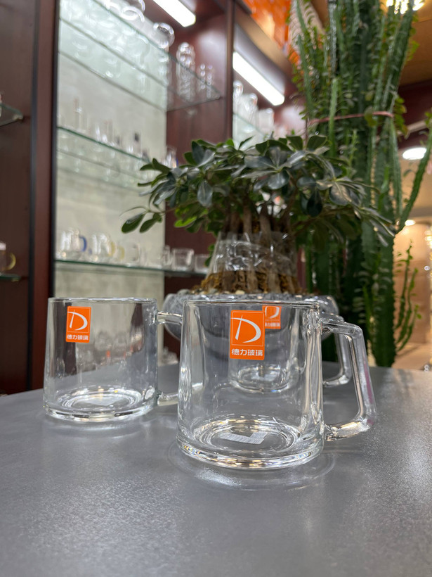 لیوان بلور دسته دار دلی DELI(دست ۶ عددی)