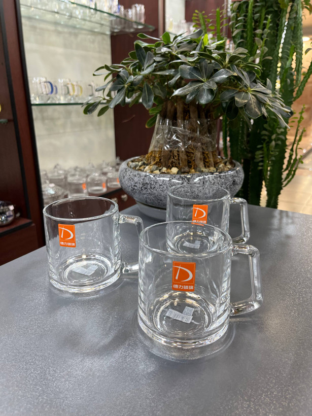 لیوان بلور دسته دار دلی DELI(دست ۶ عددی)