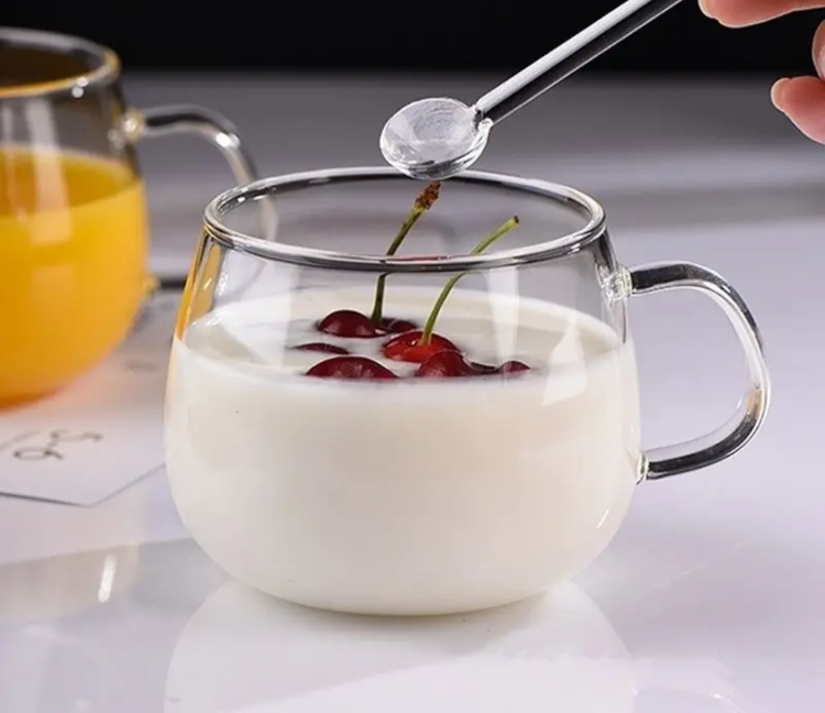 لیوان پیرکس ساده دلی DELI تک جعبه